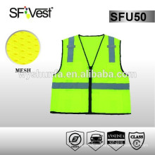 Hi vis workwear seguridad engranaje construcción chaleco seguridad ropa chaleco reflectante de seguridad ANSI / ISEA 107-2010